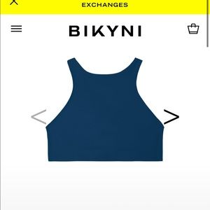 BIKYNI The Crop Top Blue size M